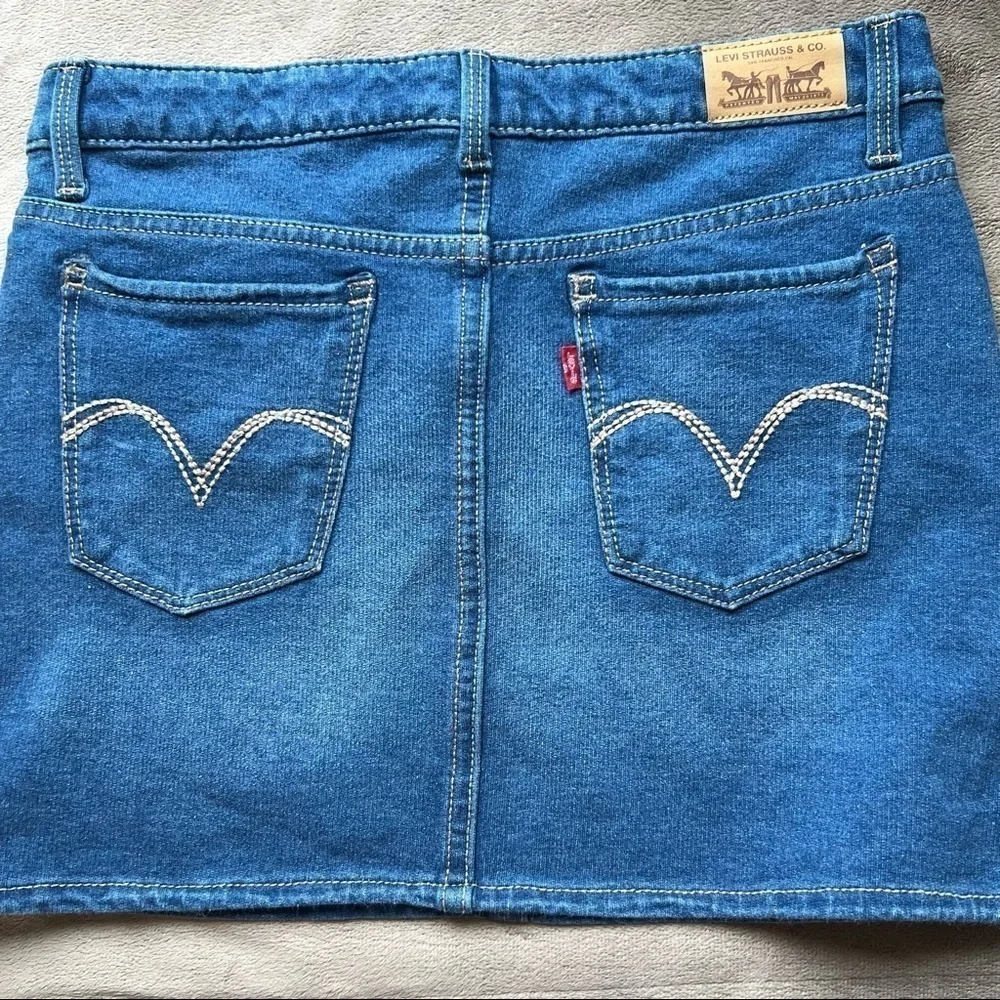 NWT Levis Denim Knit Skirt 14M